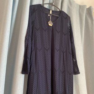 PinkBlush Navy Blue Maternity Dress